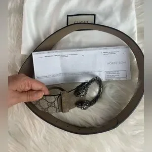 Gucci | Accessories | Gucci Dionysus Belt Gg Coated Canvas 